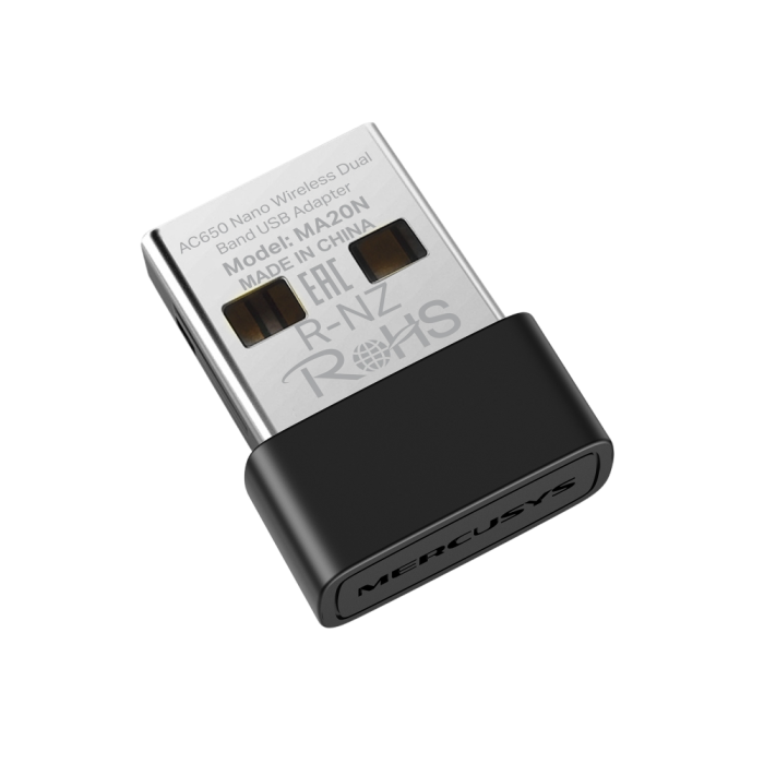 Mercusys MA20N AC650 Nano Wi-Fi USB Adapter