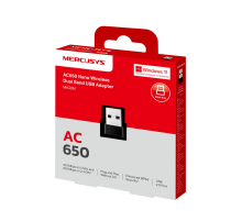 Mercusys MA20N AC650 Nano Wi-Fi USB Adapter