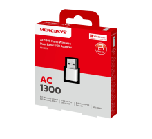 Mercusys MA30N AC1300 Nano Wireless Dual Band USB Adapter