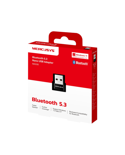 Mercusys MA530 Bluetooth Nano USB Adapter Bluetooth: BT 5.3