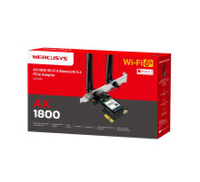 Mercusys MA70XE AX1800 Dual-Band Wi-Fi 6 Bluetooth PCI Express Adapter