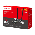 Mercusys MA80XE AX3000 Dual-Band Wi-Fi 6 Bluetooth PCI Express Adapter