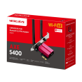 Mercusys MA86XE AXE5400 Tri-Band Wi-Fi 6E Bluetooth PCI Express Adapter