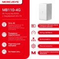 Mercusys MB110-4G N300 Wi-Fi 4G LTE Router, Build-In 150Mbps 4G LTE Modem
