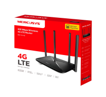 Mercusys MB115-4G N300 Wi-Fi 4G LTE Router, Build-In 150Mbps 4G LTE Modem