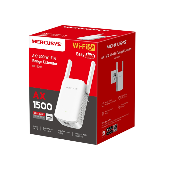 Mercusys ME1500X AX1500 Wi-Fi Range Extender