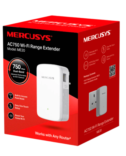 Mercusys ME20 AC750 Wi-Fi Range Extender