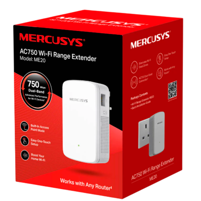 Mercusys ME20 AC750 Wi-Fi Range Extender