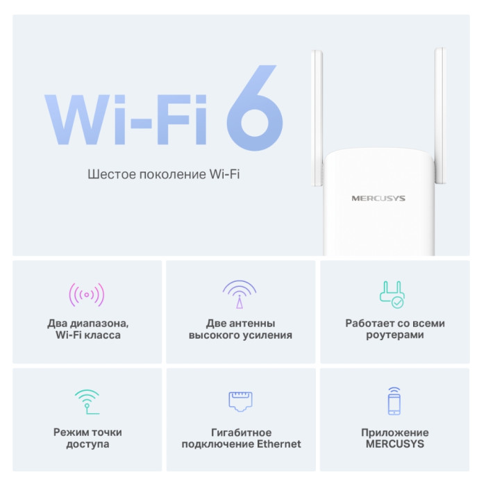 Mercusys ME60X AX1500 Wi-Fi Range Extender
