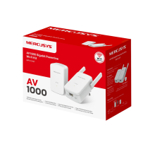 Mercusys MP510 KIT AV1000 Gigabit Powerline N300 Wi-Fi Kit KIT: 1× MP510 + 1× MP500 MP510：SPEED: 300 Mbps at 2.4 GHz, 1000 Mbps Powerline