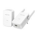 Mercusys MP510 KIT AV1000 Gigabit Powerline N300 Wi-Fi Kit KIT: 1× MP510 + 1× MP500 MP510：SPEED: 300 Mbps at 2.4 GHz, 1000 Mbps Powerline