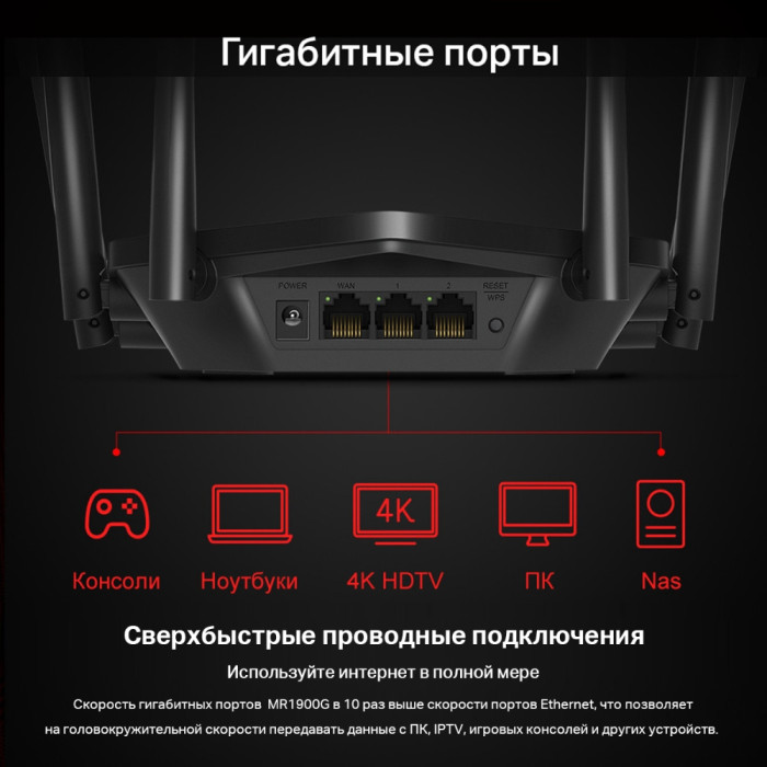 Mercusys MR1900G AC1900 Dual-Band Wi-Fi Gigabit Router
