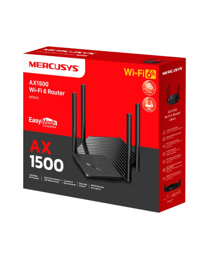 Mercusys MR60X AX1500 Dual-Band Wi-Fi 6 Router