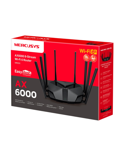 Mercusys MR90X AX6000 Dual-Band Wi-Fi 6 Router