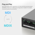 Mercusys MS105GP 5-Port Gigabit Desktop Switch with 4-Port PoE+ PORT: 4× Gigabit PoE+ Ports, 1× Gigabit Non-PoE Port