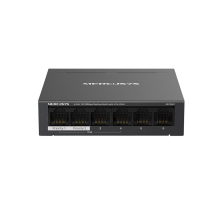 Mercusys MS106LP 6-Port 10/100 Mbps Desktop Switch with 4-Port PoE+ PORT: 4× 10/100 Mbps PoE+ Ports, 2× 10/100 Mbps Non-PoE Ports