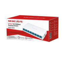 Mercusys MS108 8-Port 10/100Mbps Desktop Switch PORT: 8× 10/100 Mbps Ports