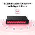 Mercusys MS108G 8-Port Gigabit Desktop Switch PORT: 8× Gigabit Ports