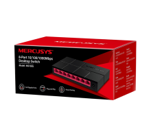 Mercusys MS108G 8-Port Gigabit Desktop Switch PORT: 8× Gigabit Ports