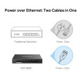 Mercusys MS108GP 8-Port Gigabit Desktop Switch with 7-Port PoE+ PORT: 7× Gigabit PoE+ Ports, 1× Gigabit Non-PoE Ports