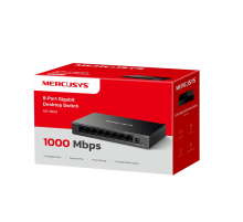 Mercusys MS108GS 8-Port Gigabit Desktop Switch PORT: 8× Gigabit Ports