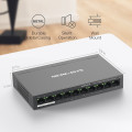Mercusys MS110P 10-Port 10/100Mbps Desktop Switch with 8-Port PoE+ PORT: 8× 10/100 Mbps PoE+ Ports, 2× 10/100 Mbps Non-PoE Ports