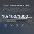 Mercusys MS116GS 16-Port Gigabit Desktop/Rackmount Switch PORT: 16× Gigabit RJ45 Ports