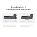 Mercusys MS116GS 16-Port Gigabit Desktop/Rackmount Switch PORT: 16× Gigabit RJ45 Ports