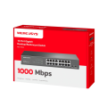 Mercusys MS116GS 16-Port Gigabit Desktop/Rackmount Switch PORT: 16× Gigabit RJ45 Ports
