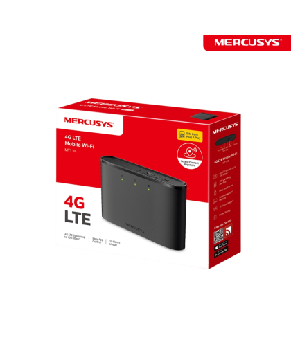 Mercusys MT110 150Mbps 4G LTE Mobile Wi-Fi Build-In 150Mbps 4G LTE Modem