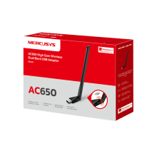 Mercusys MU6H AC650 High Gain Wi-Fi USB Adapter