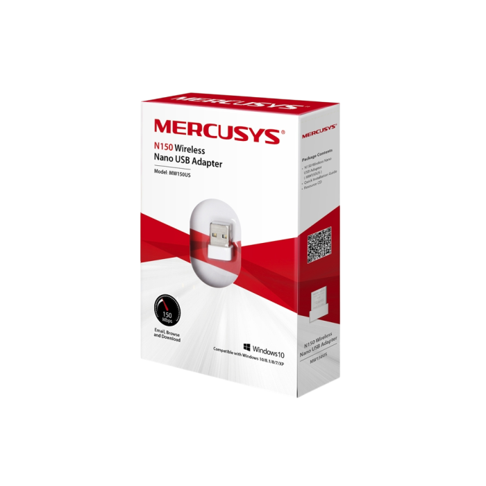 Mercusys MW150US N150 Nano Wi-Fi USB Adapter