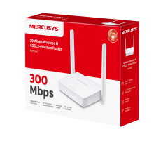 Mercusys MW300D N300 Wi-Fi ADSL2+ Modem Router