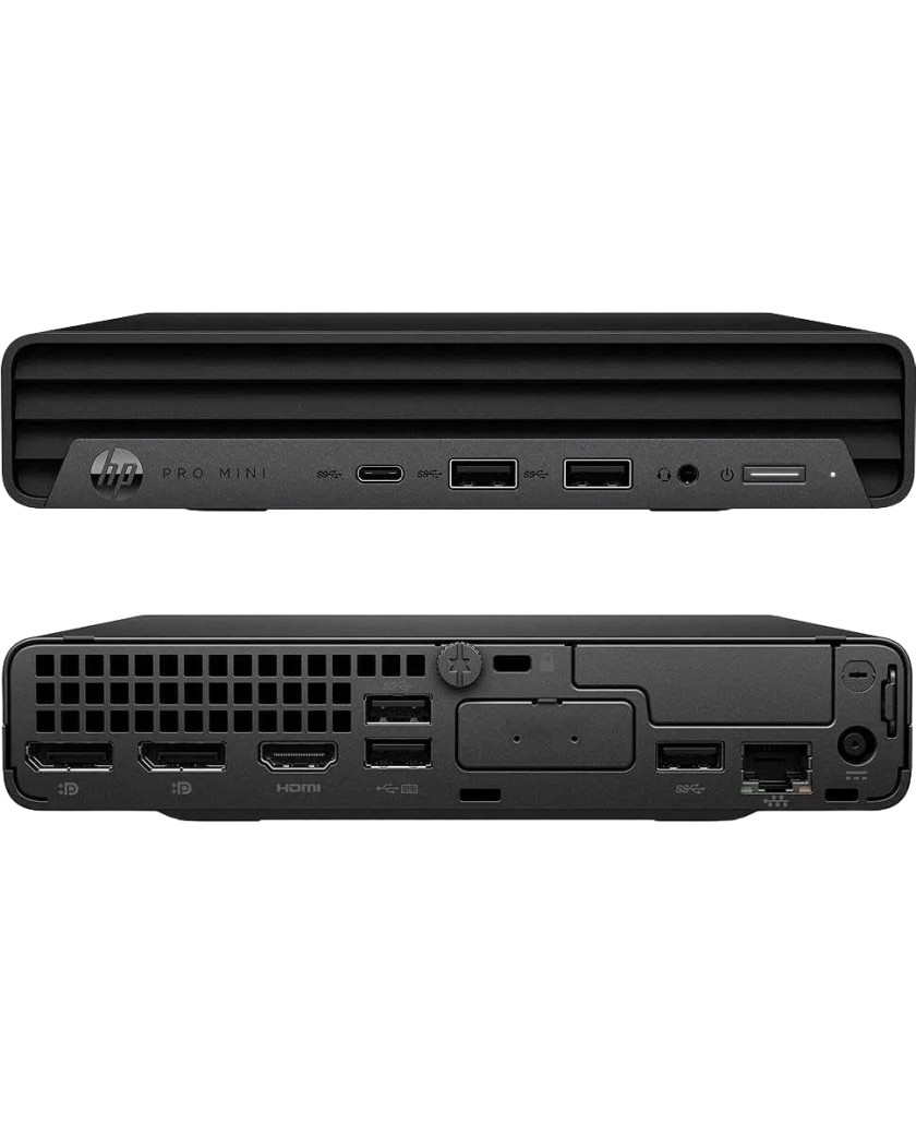 Мини ПК HP Pro Mini 400 G9 Desktop PC (Intel® Core™ i5-14500 / 8GB/ 512GB SSD / Black)