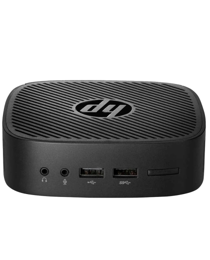 Мини ПК HP T240 Thin Client (Intel Atom x5-Z8350 / 2GB / 8GB eMMC / Wi-Fi / ThinPro / Black)
