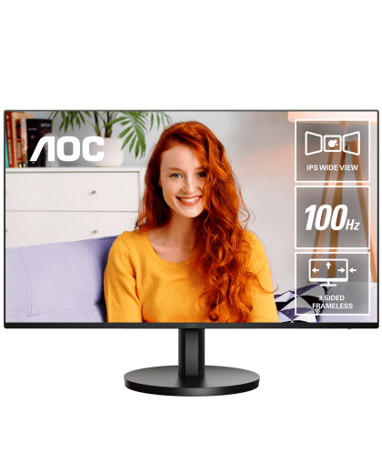 Монитор AOC 24B3HA2/01 - 23.8" FHD IPS, 100Hz / Black