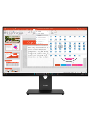 Монитор Lenovo T27QD-40 - 27" (2560x1440) IPS, 120Hz / Black