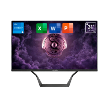Моноблок A-Tech / HKC AIO HASF24i3 (Intel® Core™ i3-12100/ 4Gb/ 128Gb/ 23.8" FHD IPS/ Black)