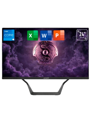 Моноблок A-Tech / HKC AIO HASF24i3 (Intel® Core™ i3-12100/ 4Gb/ 128Gb/ 23.8" FHD IPS/ Black)