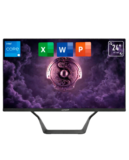 Моноблок A-Tech / HKC AIO HASF24i3 (Intel® Core™ i3-12100/ 4Gb/ 128Gb/ 23.8" FHD IPS/ Black)