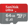 Карта памяти MicroSD Ultra SanDisk A1 64Gb