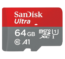 Карта памяти MicroSD Ultra SanDisk A1 64Gb