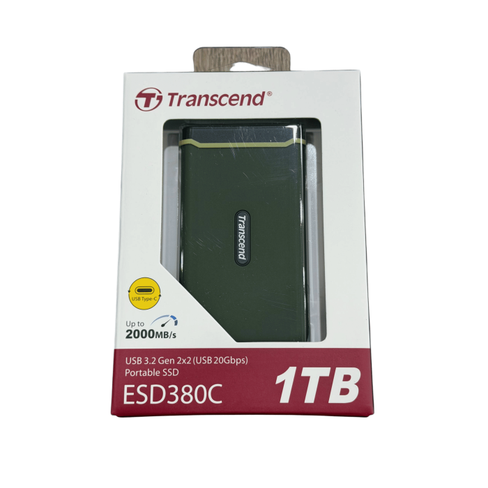 Внешний SSD накопитель Transend TS1TESD380C 1TБ / Green