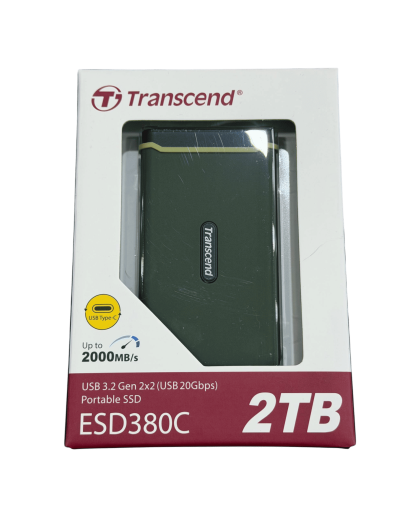 Внешний SSD накопитель Transend TS2TESD380C 2TБ / Green