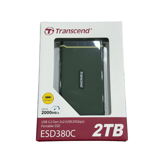 Внешний SSD накопитель Transend TS2TESD380C 2TБ / Green