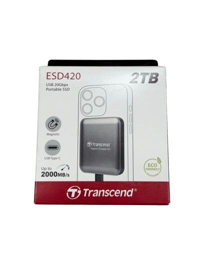 Внешний SSD накопитель Transend TS2TESD420C MagSafe 2TБ / Grey