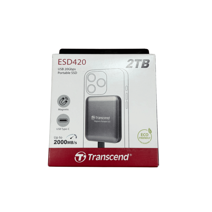 Внешний SSD накопитель Transend TS2TESD420C MagSafe 2TБ / Grey