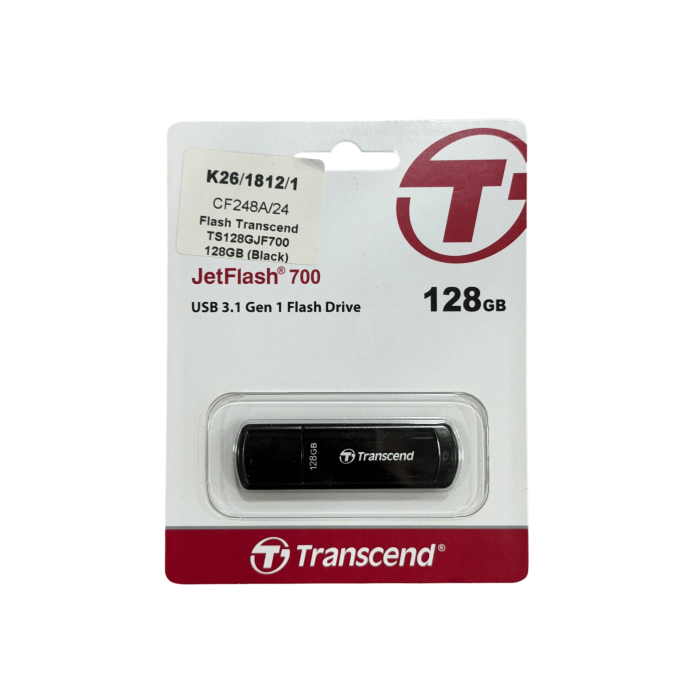 USB-флешка Transcend JetFlash 700 128GB (TS128GJF700) / Black