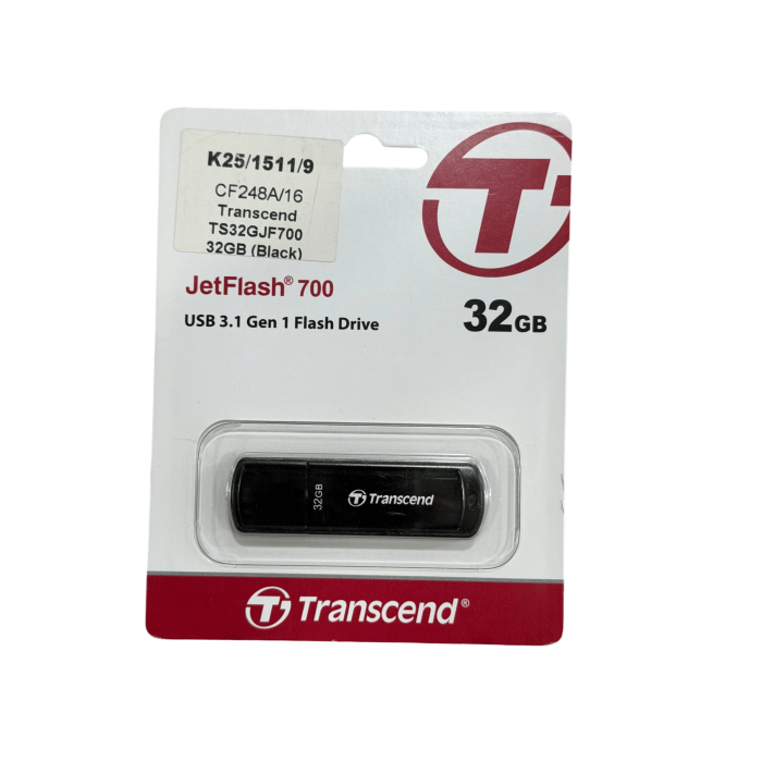 USB-флешка Transcend JetFlash 700 (TS32GJF700) 32GB / Black
