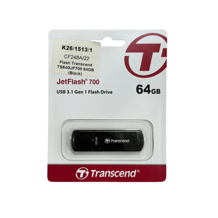 USB-флешка Transcend JetFlash 700 (TS64GJF700) 64GB / Black